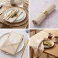 Dinner Napkins (Set of 2) - BEIGE - Image 6