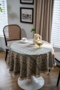 Ivory Mosaic | Round Table Cloth | 150 - Image 8