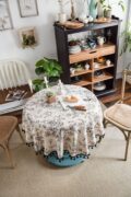 Ivory Noir | Round Table Cloth | 150 - Image 8
