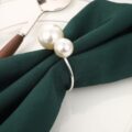 Napkin Ring Buckle (Set of 2) - Pearl - Image 8