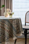Ivory Mosaic | Round Table Cloth | 150 - Image 9