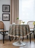 Ivory Mosaic | Round Table Cloth | 150 - Image 10