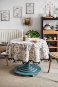 Ivory Noir | Round Table Cloth | 150