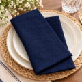 Dinner Napkins (Set of 2) - Navy - Image 4
